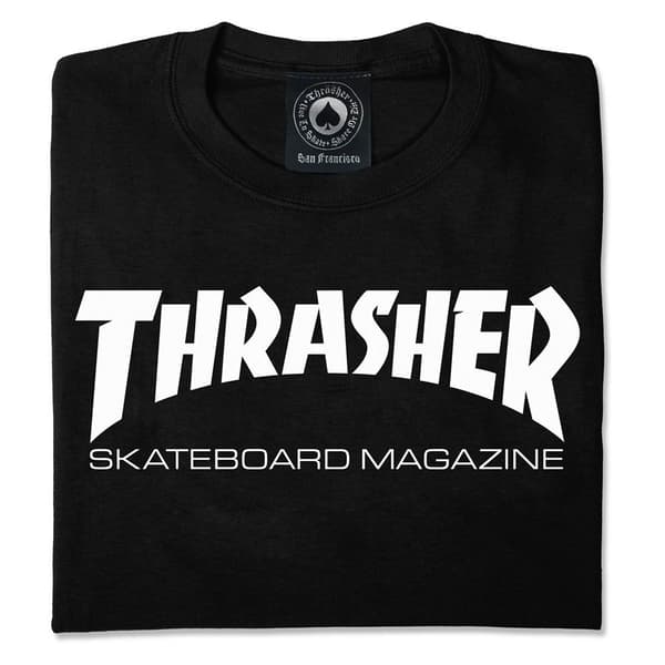 Thrasher Kortärmad T-shirt Skate Mag Svart XL Man