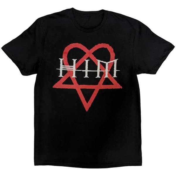 HIM Unisex T-Shirt: Heartagram (X-Large)