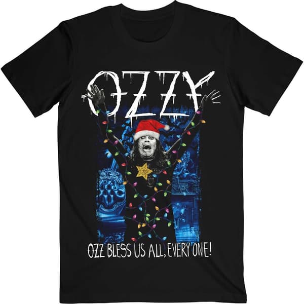 Ozzy Osbourne Unisex T-Shirt: Arms Out Holiday (Medium)