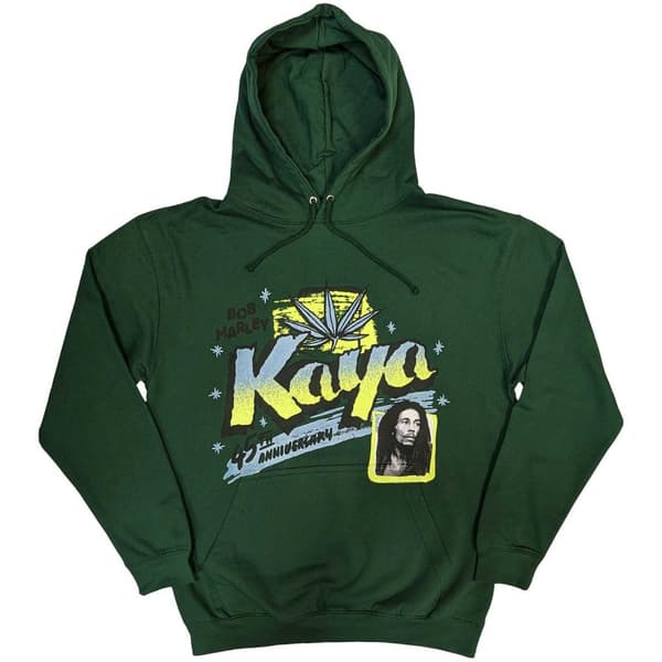 Bob Marley Unisex Pullover Hoodie: Kaya (X-Large)