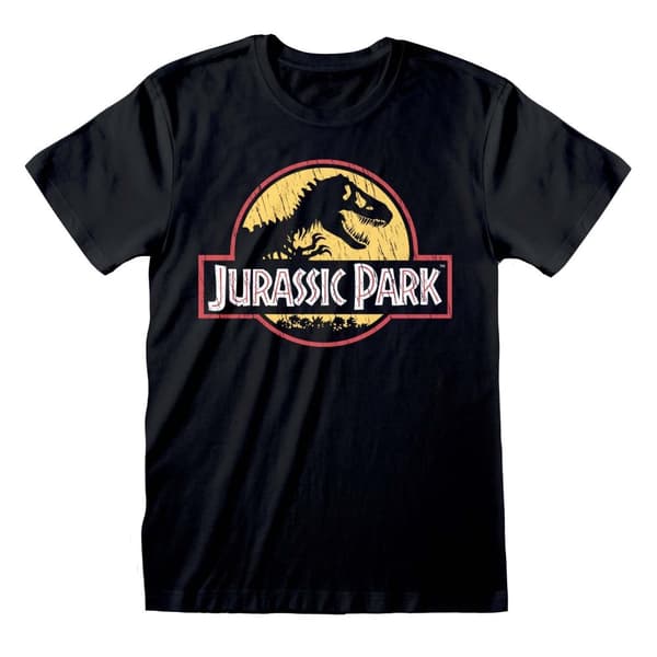 Jurassic Park - Original Logo Distressed - Ex Large