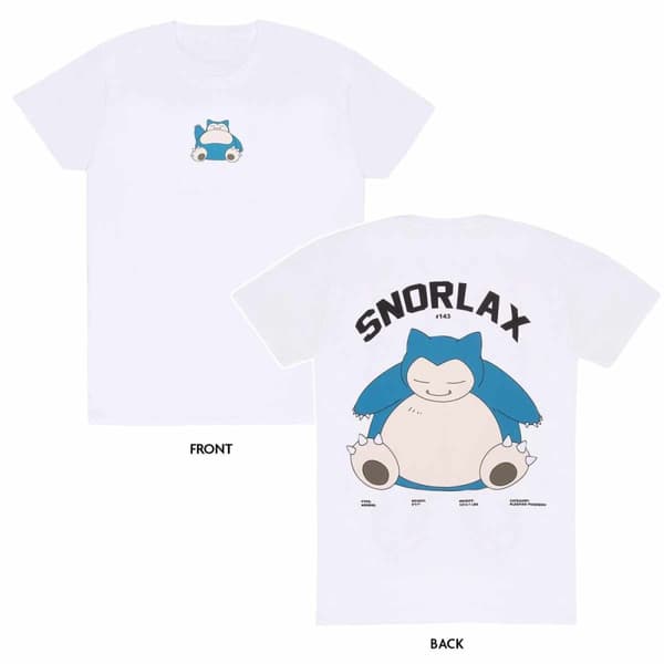 Pokemon - Snorlax Front & Back - Large