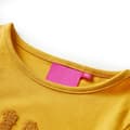 Miniatyrbillede 3 af 7: vidaXL Langærmet T-shirt til børn str. 92 okkergul