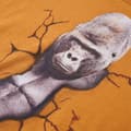 Miniatyrbild 4 av 7: vidaXL T-shirt med långa ärmar för barn mörk ockra 140