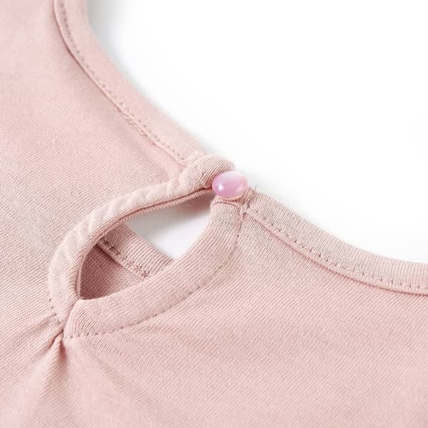 vidaXL T-shirt med långa ärmar för barn rosa 128