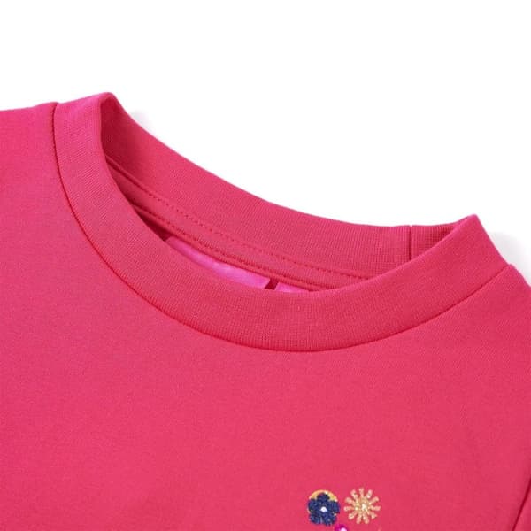 vidaXL Tröja för barn stark rosa 104