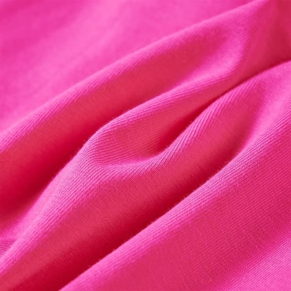 vidaXL T-shirt med långa ärmar för barn mörk rosa 104