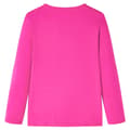 Miniatyrbild 2 av 7: vidaXL T-shirt med långa ärmar för barn mörk rosa 104