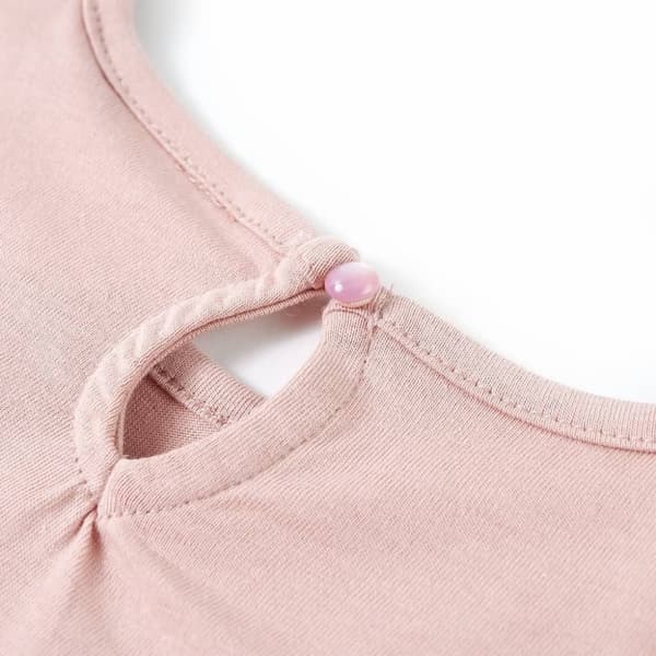 vidaXL T-shirt med långa ärmar för barn rosa 104
