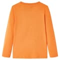 Miniatyrbild 2 av 7: vidaXL T-shirt med långa ärmar för barn mörkorange 116