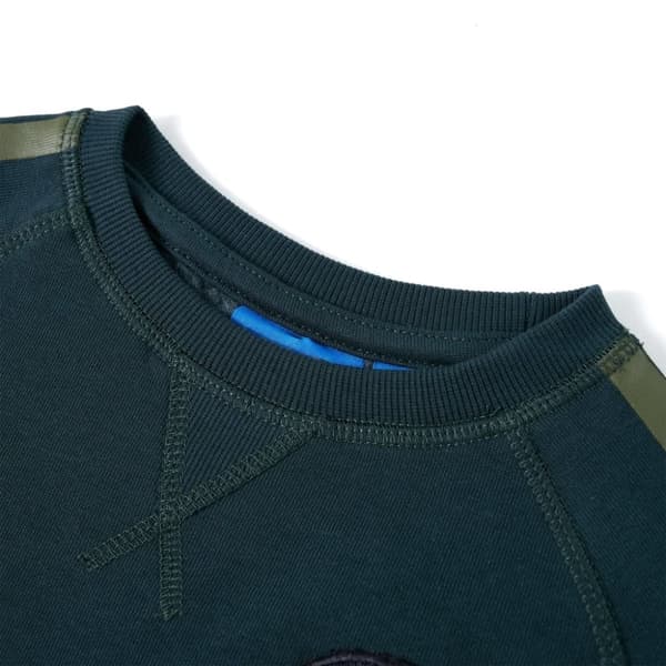 vidaXL Sweatshirt til børn mosgrøn str. 104
