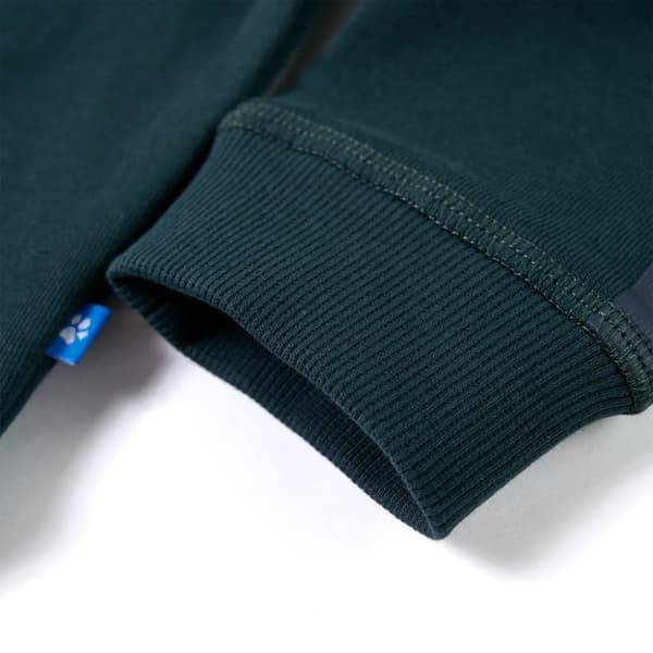 vidaXL Sweatshirt til børn mosgrøn str. 104