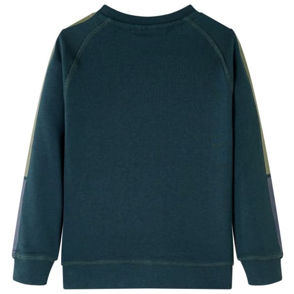 vidaXL Sweatshirt til børn mosgrøn str. 104