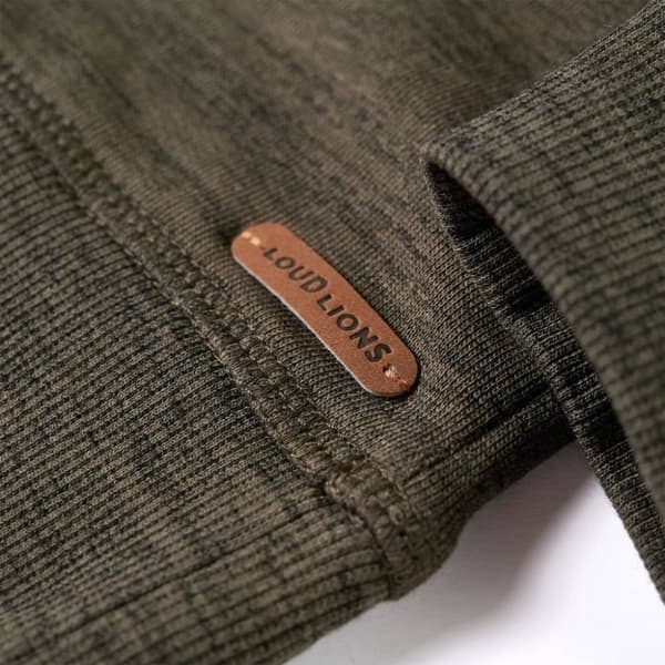 vidaXL Lasten collegepaita meleerattu tumma khaki 92