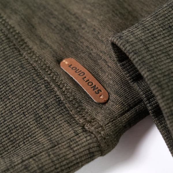 vidaXL Lasten collegepaita meleerattu tumma khaki 116