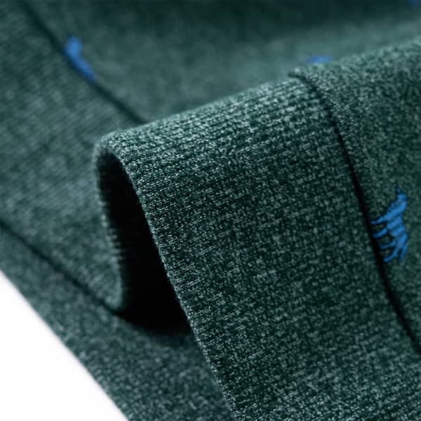 vidaXL Sweatshirt til børn mørkegrønmeleret str. 140