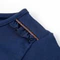 Miniatyrbillede 4 af 8: vidaXL Langærmet T-shirt til børn str. 140 marineblå