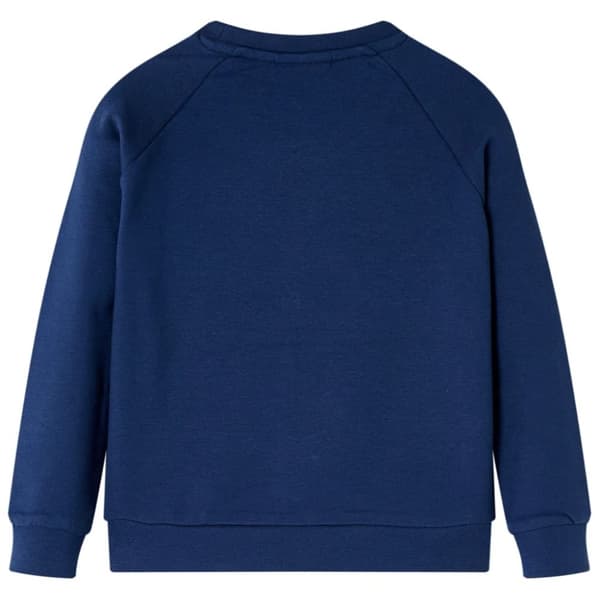 vidaXL Sweatshirt til børn str. 128 marineblå