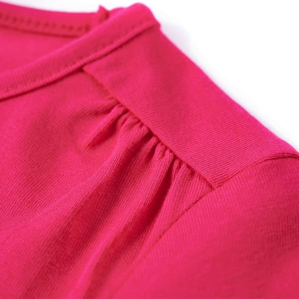 vidaXL Langærmet T-shirt til børn str. 116 pink