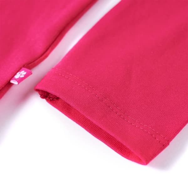 vidaXL Langærmet T-shirt til børn str. 116 pink