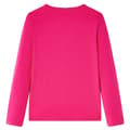 Miniatyrbillede 2 af 8: vidaXL Langærmet T-shirt til børn str. 116 pink