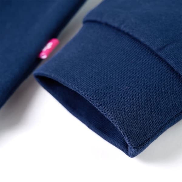 vidaXL Sweatshirt til børn str. 116 marineblå
