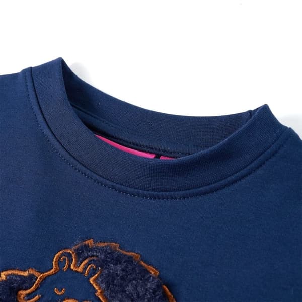 vidaXL Sweatshirt til børn str. 128 marineblå