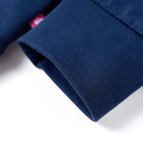 vidaXL Sweatshirt til børn str. 128 marineblå