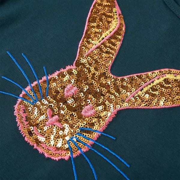 vidaXL T-shirt med långa ärmar för barn mörkgrön 92
