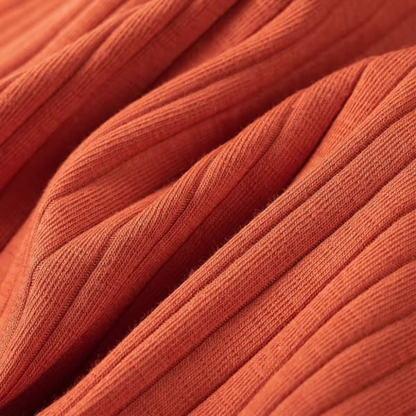 vidaXL T-shirt med långa ärmar för barn stark orange 104