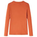 Miniatyrbild 2 av 7: vidaXL T-shirt med långa ärmar för barn stark orange 104