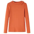Miniatyrbild 1 av 7: vidaXL T-shirt med långa ärmar för barn stark orange 104