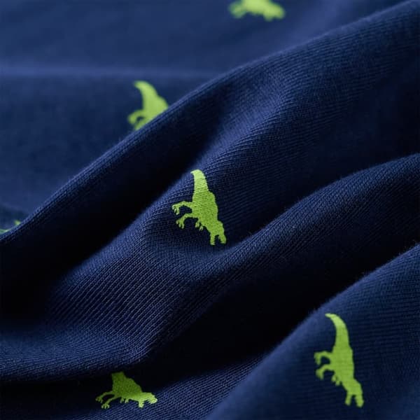 vidaXL T-shirt för barn marinblå 104