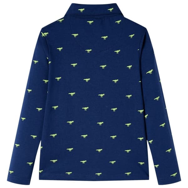 vidaXL T-shirt för barn marinblå 104
