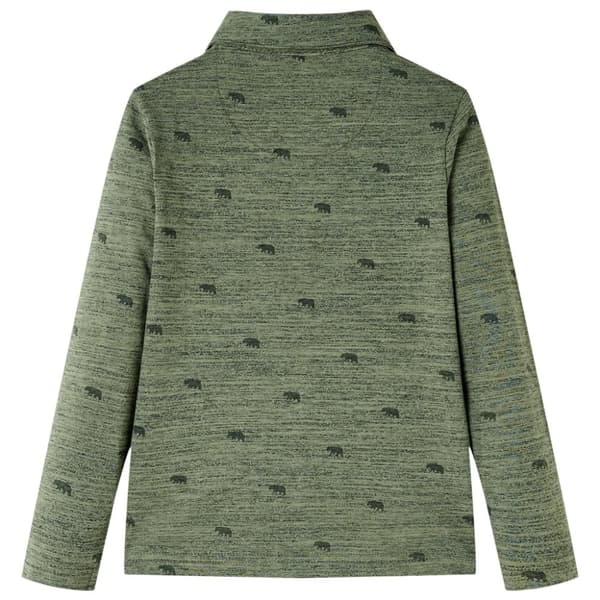vidaXL Skjorta för barn khaki melange 140