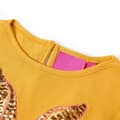 Miniatyrbillede 3 af 7: vidaXL Langærmet T-shirt til børn str. 92 okkergul
