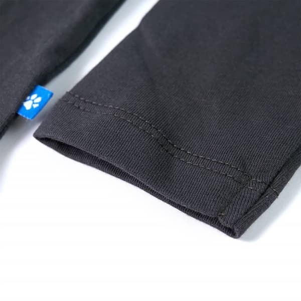 vidaXL T-shirt med långa ärmar för barn antracit 92