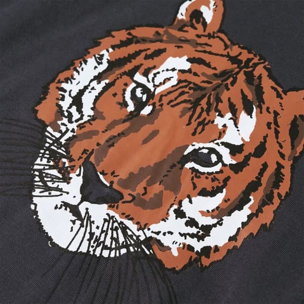 vidaXL T-shirt med långa ärmar för barn antracit 128