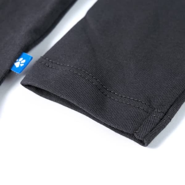 vidaXL T-shirt med långa ärmar för barn antracit 128