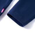 Miniatyrbild 5 av 7: vidaXL T-shirt med långa ärmar för barn marinblå 140