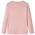 Miniatyrbillede 2 af 7: vidaXL Langærmet T-shirt til børn str. 128 lyserød