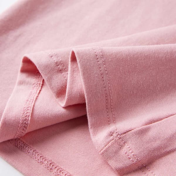 vidaXL T-shirt med långa ärmar för barn ljusrosa 104