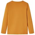 Miniatyrbillede 2 af 7: vidaXL Langærmet T-shirt til børn str. 92 okkergul