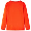 Miniatyrbild 2 av 7: vidaXL T-shirt med långa ärmar för barn stark orange 116