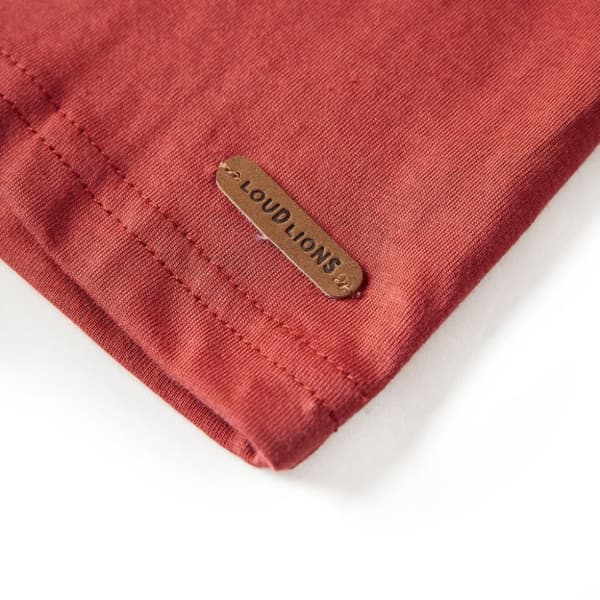 vidaXL T-shirt med långa ärmar för barn ljusröd 104