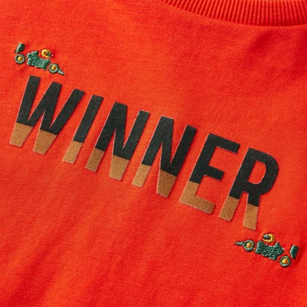 vidaXL Langærmet T-shirt til børn str. 128 cm orange