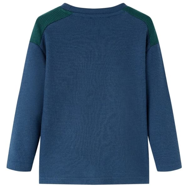 vidaXL Sweatshirt til børn str. 104 marineblå