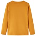 Miniatyrbillede 2 af 8: vidaXL Langærmet T-shirt til børn str. 128 okkergul