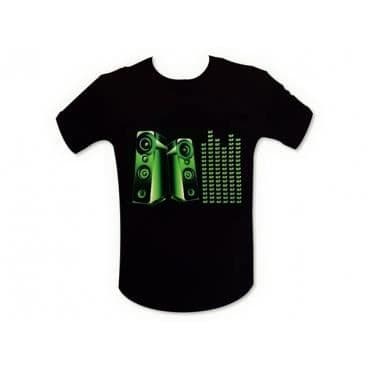 Gravid T-shirt LED ljudvägg original XL rolig humoristisk man kvinna rolig ovanlig