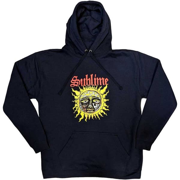 Sublime Unisex Pullover Hoodie: Yellow Sun (Small)